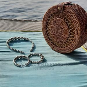 Silver Headband Earrings Set - thumbnail 2