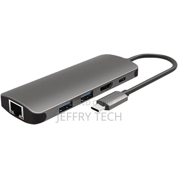USB-C to HDMI + 2 X USB 3.0 + RJ45 + USB-C Adapter