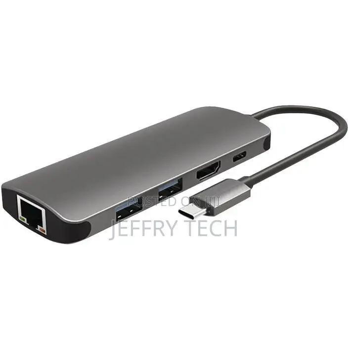 USB-C to HDMI + 2 X USB 3.0 + RJ45 + USB-C Adapter