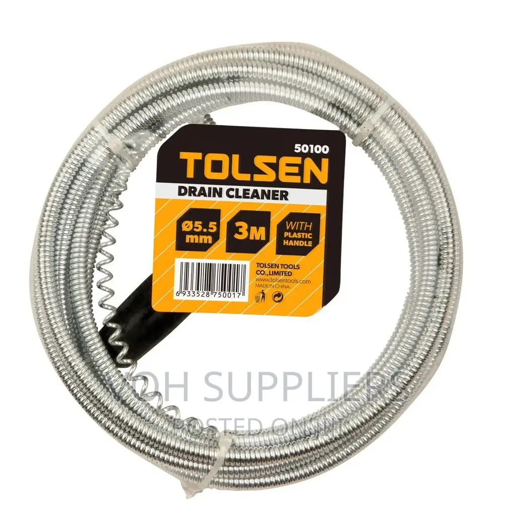 Tolsen Drain Cleaner With Plastic Handle