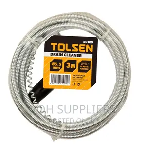 Tolsen Drain Cleaner With Plastic Handle