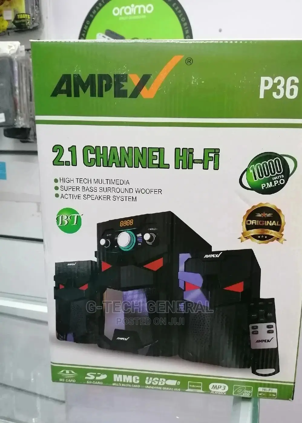 Ampex P 36 2.1 Channel Multimedia Speaker System