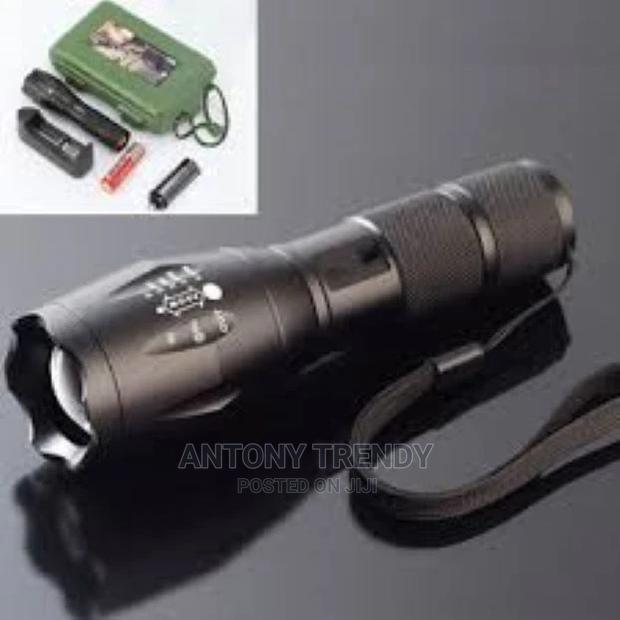 Tactical Flashlight XML T6 LED With Adjustable Focus and 5 - main view
