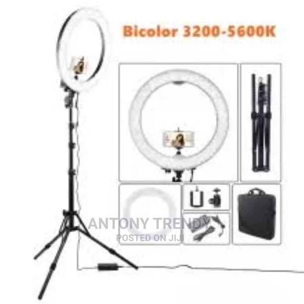 Weeylite 18 Inch Ring Light,Multi Color RGB Ring Light With - main view