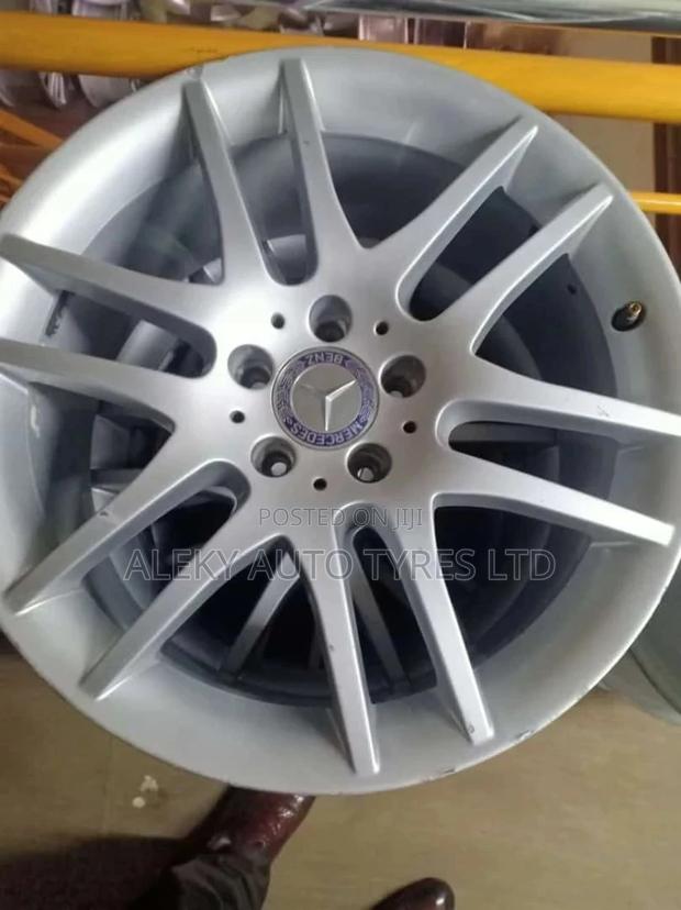 Mercedes Benz Original Silver Rims 17 Inch Set - main view