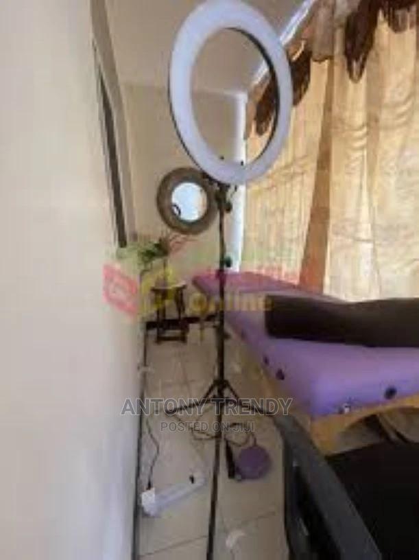 18" Selfie Ring Light With Tripod Stand, 30 Dimmable Led Bea - main view