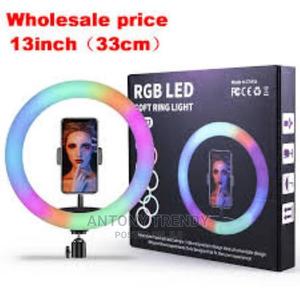 13inch RGB Led Selfie Ring Light With 0.5m 1.6m 2m Tripod - thumbnail 2