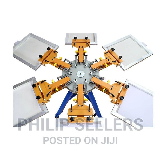 Screen Printing Machine T-Shirt Press Printer Carouse - thumbnail 4