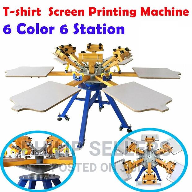 Screen Printing Machine T-Shirt Press Printer Carouse - main view