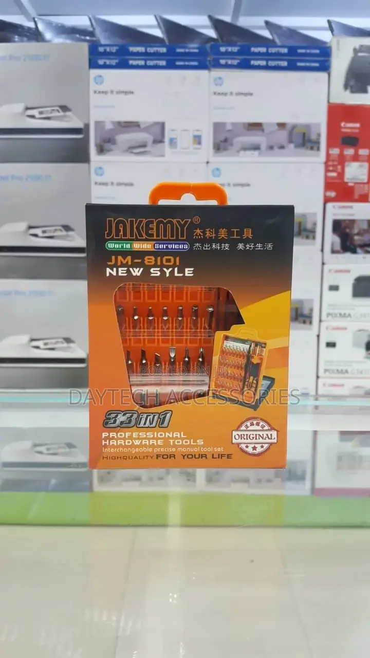 Jakemy Jm-8101 Precision 33 in 1 Disassemble Screwdriver Set