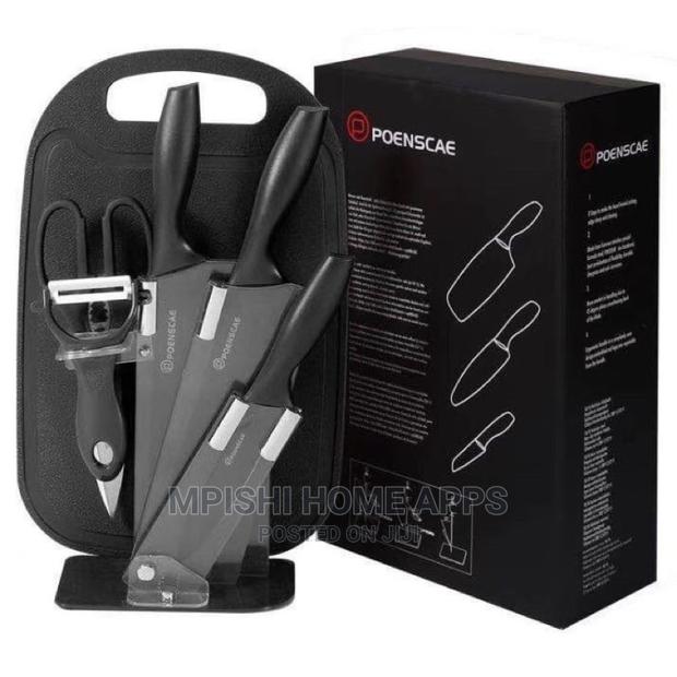 7pcs Knives Set With Chopping Board - thumbnail 3