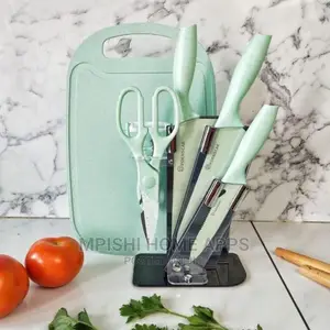 7pcs Knives Set With Chopping Board