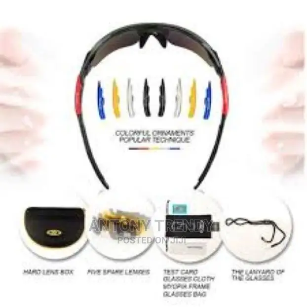 Runspeed Polarized Sports Sunglasses UV400 With 5 Interchang