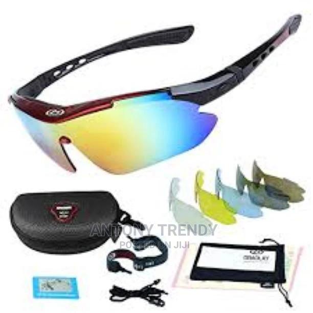 Rockbros 10003 Polarized Sports Bicycle Glasses 5 Lens Sungl