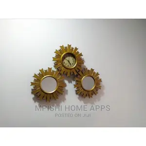 3pcs Wall Clock With Mirrors