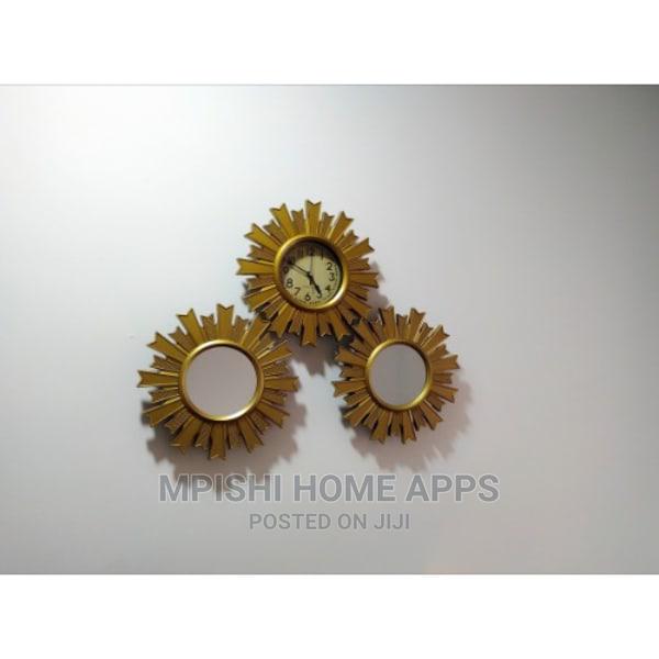 3pcs Wall Clock With Mirrors - thumbnail 5