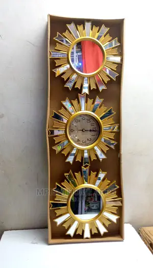 3pcs Wall Clock With Mirrors