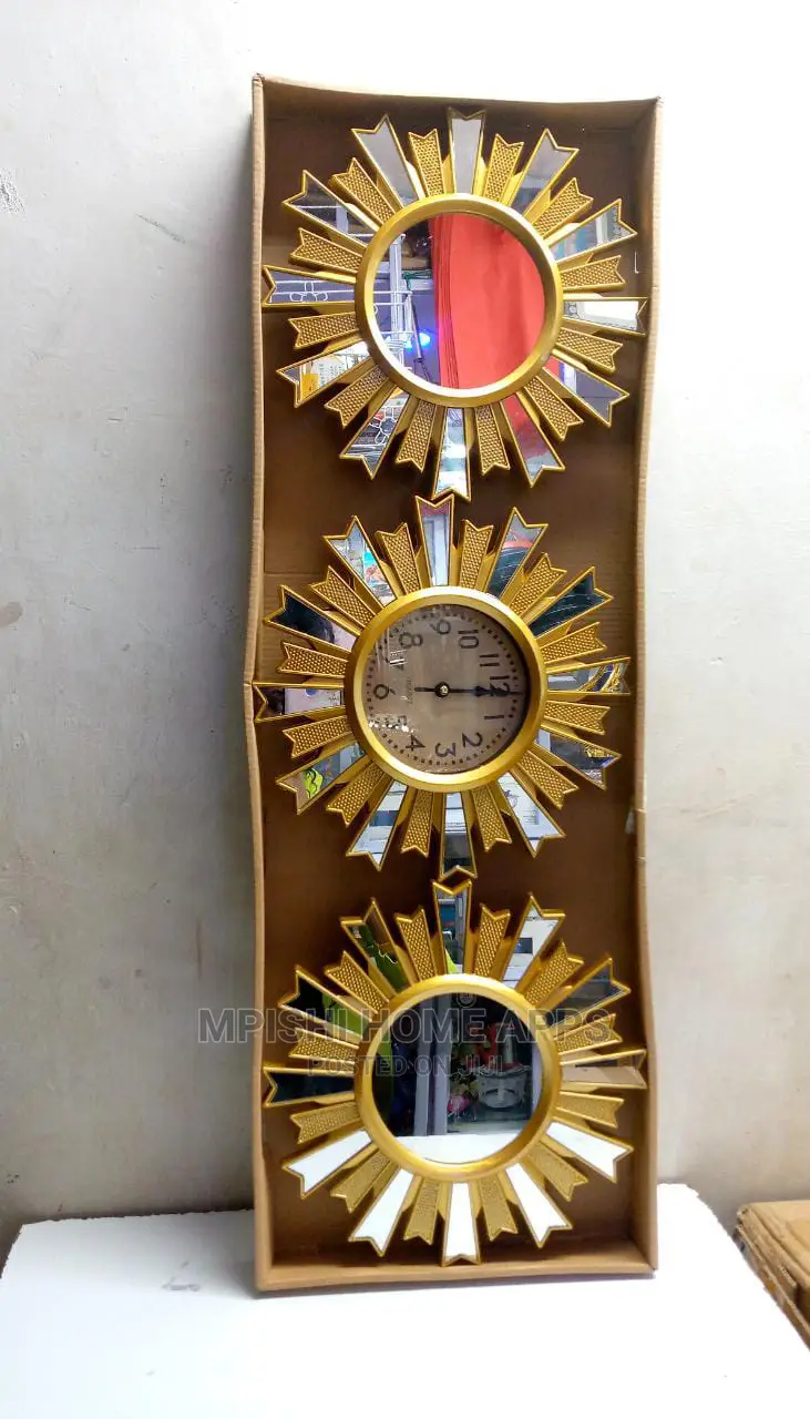 3pcs Wall Clock With Mirrors