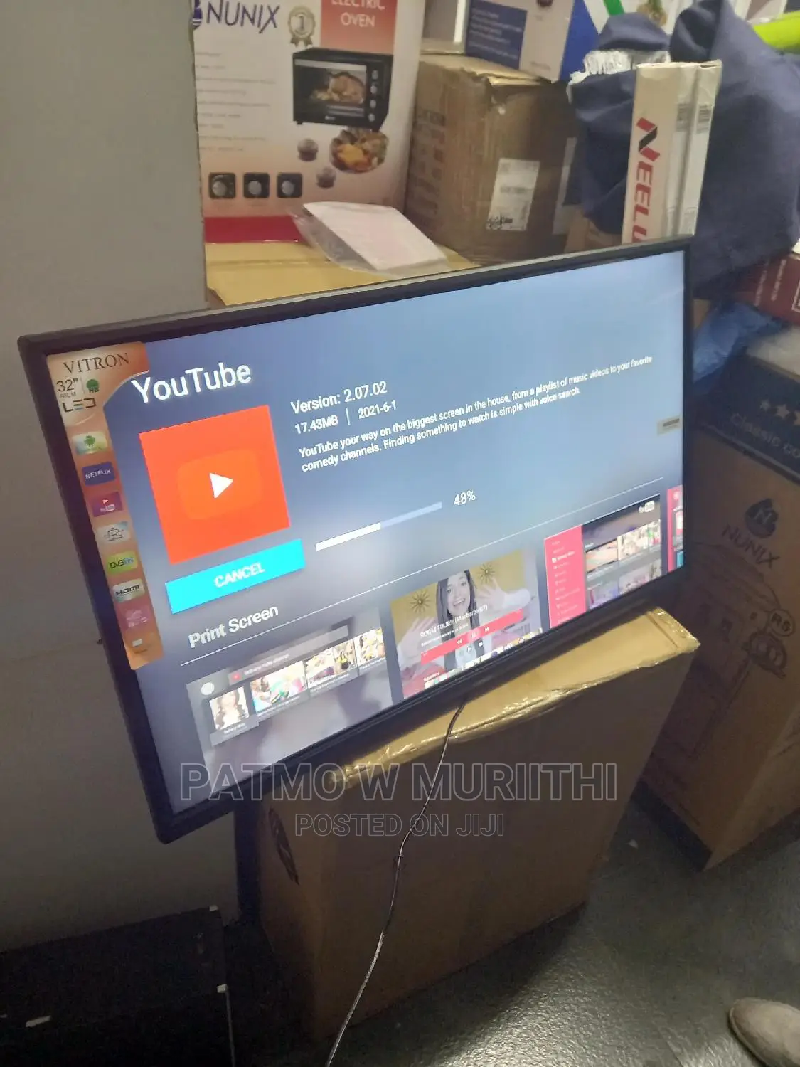 Vitron 32" Vitron Smart Tv (Android)