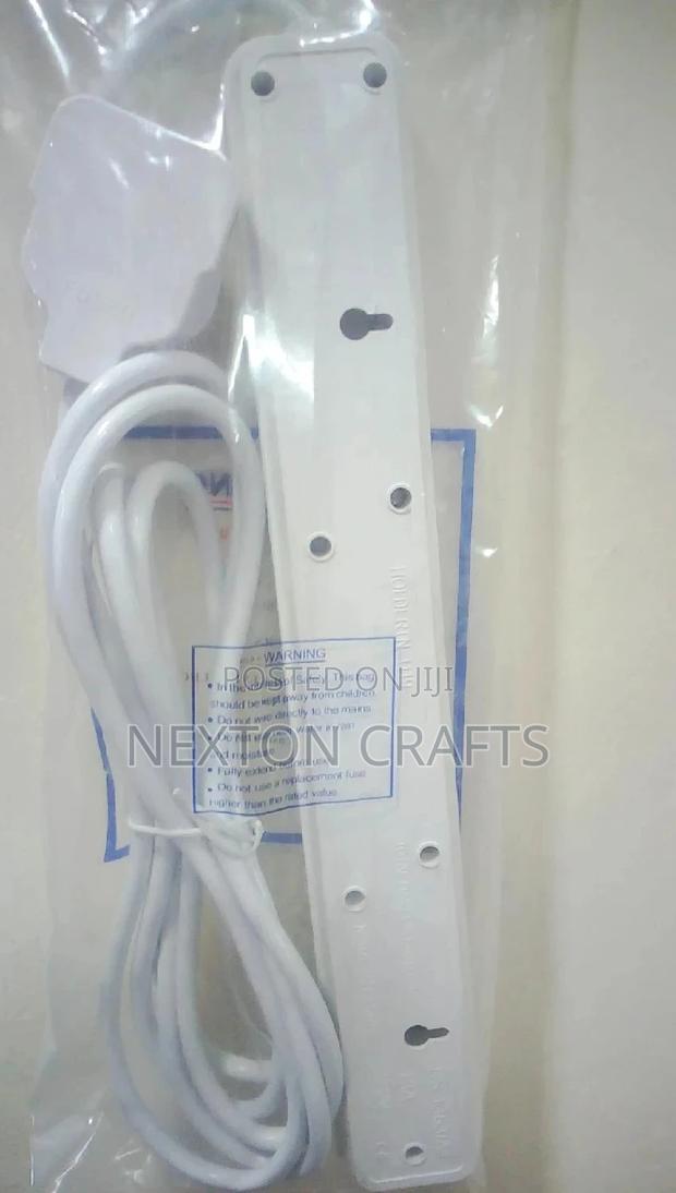 Power King 6-ways 3M Extension Cable - White - thumbnail 2