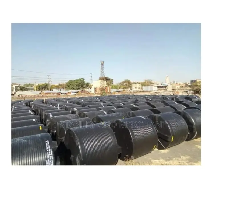 3000 Litres Cylindrical Black Tank- COUNTRYWIDE DELIVERY
