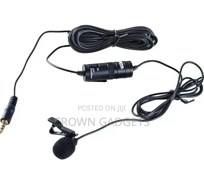 Black BY-M1 Boya Collar Mic