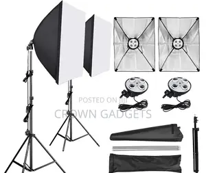E27 900W Softbox Lighting Kit Photography