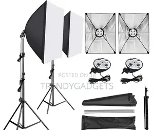 E27 900W Softbox Lighting Kit Photography