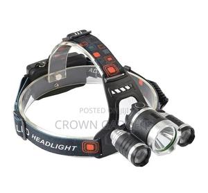 Bright Waterproof LED Headlight Flashlight Torch With 3×T6 - thumbnail 2