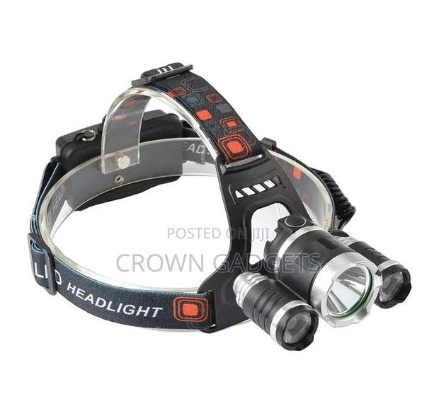 Bright Waterproof LED Headlight Flashlight Torch With 3×T6 - main view