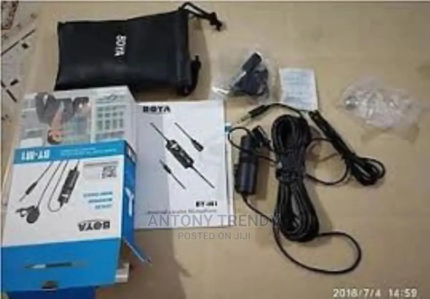 Boya by M1 Lavalier Microphone for Smartphones, Canon Niko