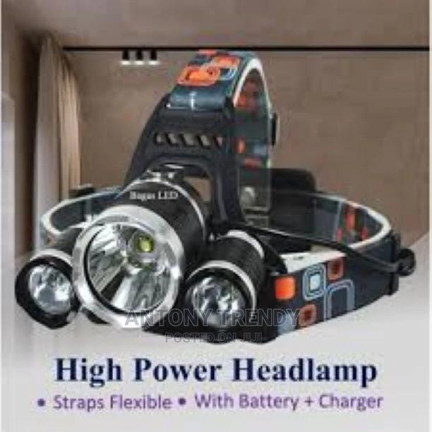 High Power Headlamp Triple LED Headlamps Headlight Rechargea - main view