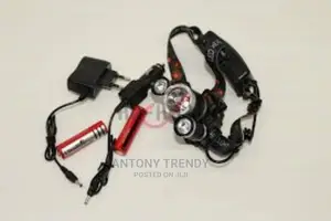 Portable Waterproof Headlamp High Brightnessrechargeable Lit