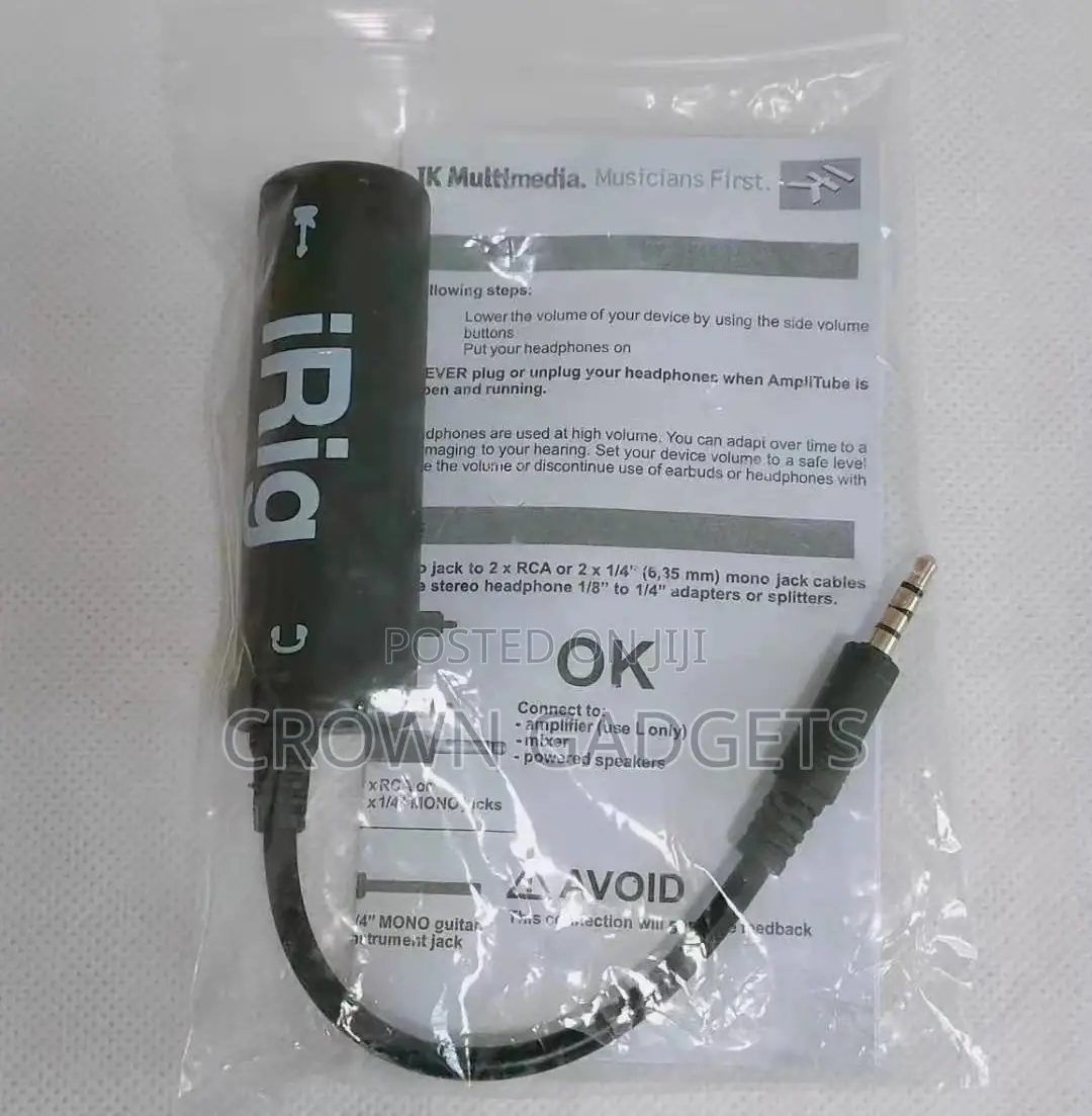 Advanced Irig Interface Converter Adapter for Musicians