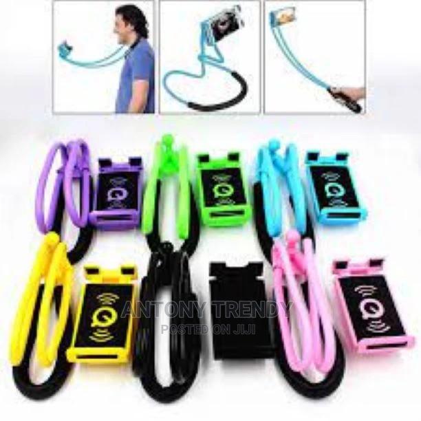 Universal Flexible Mobile Phone Holder Hanging Neck Lazy Nec - thumbnail 3