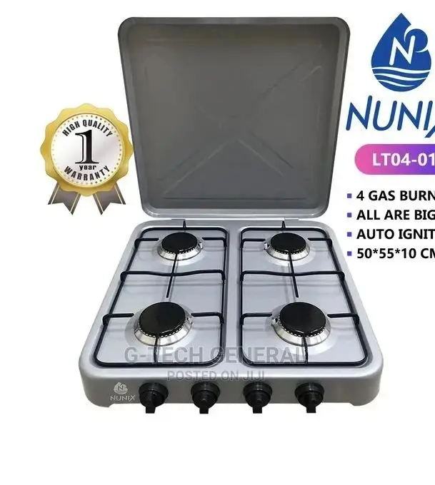 Generic 4 Burner Auto Ignition Gas Stove