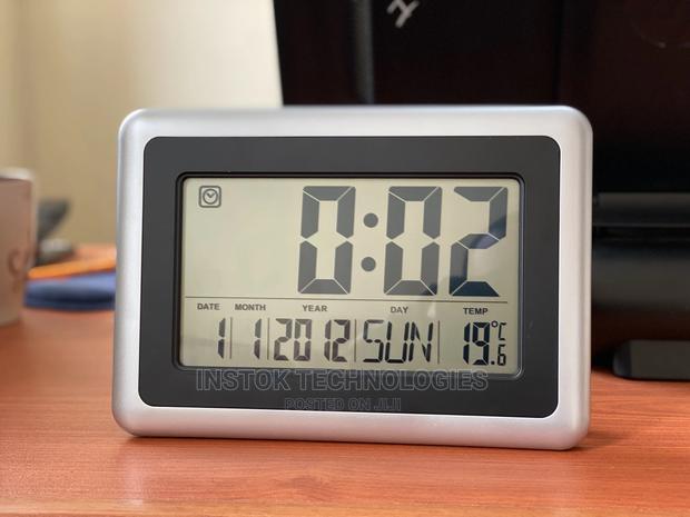 Digital LED Wall Clock With Alarm,Date,Temperature