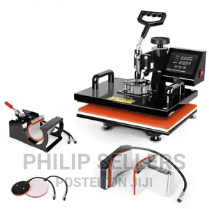 5 in 1 Combo Heat Press Sublimation Machine Heat Transfer Ma