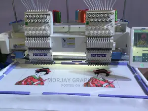 Powerful Two Heads Embroidery Machine