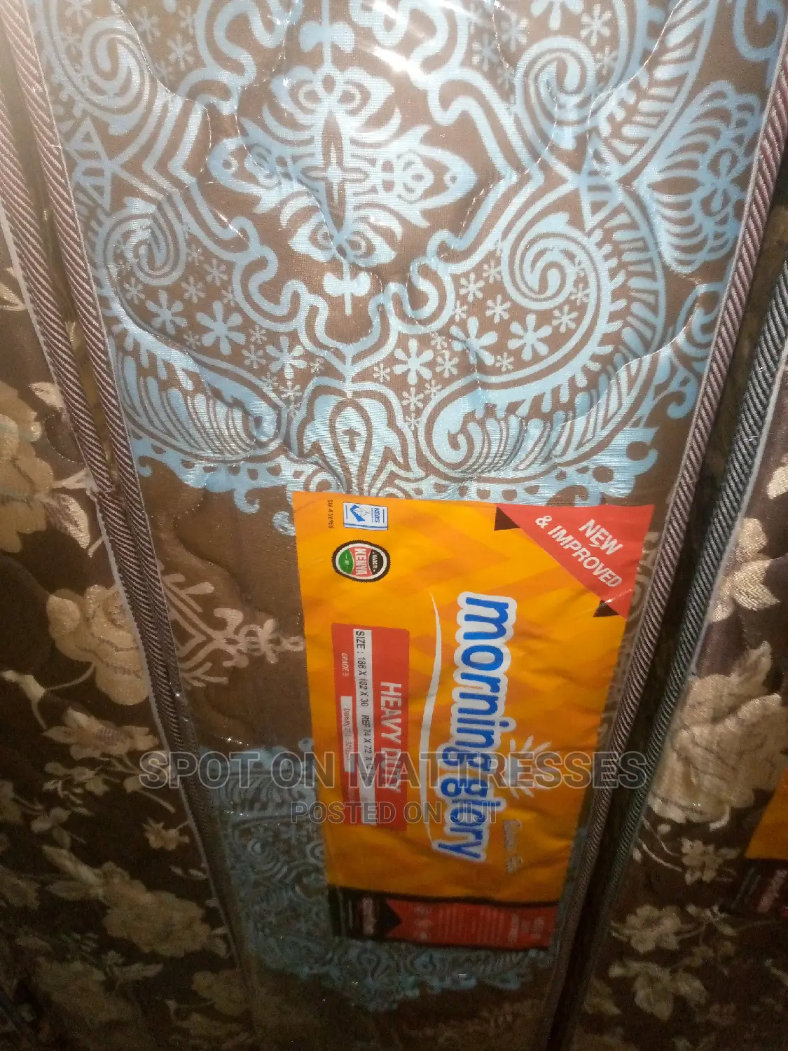 Varicoloured Mattresses 10inch Thick.