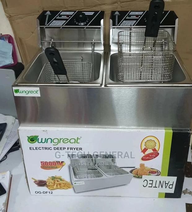 12 Ltr Deep Fryer Double - main view