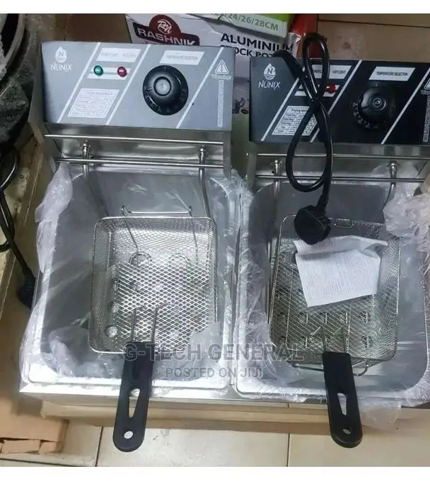 Nunix 6l+ 6l Commercial Double Deep Fryer