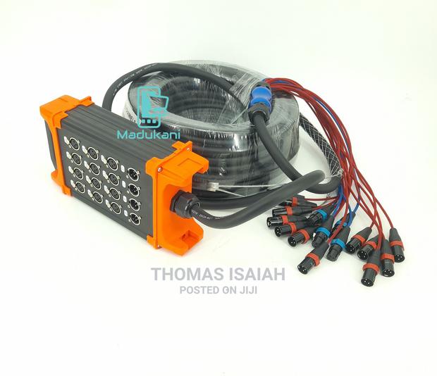 16 Channel - 8 Send 4 Returns 30m 100ft XLR SNAKE CABLE - thumbnail 3