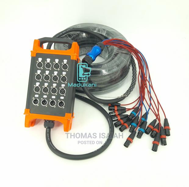 16 Channel - 8 Send 4 Returns 30m 100ft XLR SNAKE CABLE