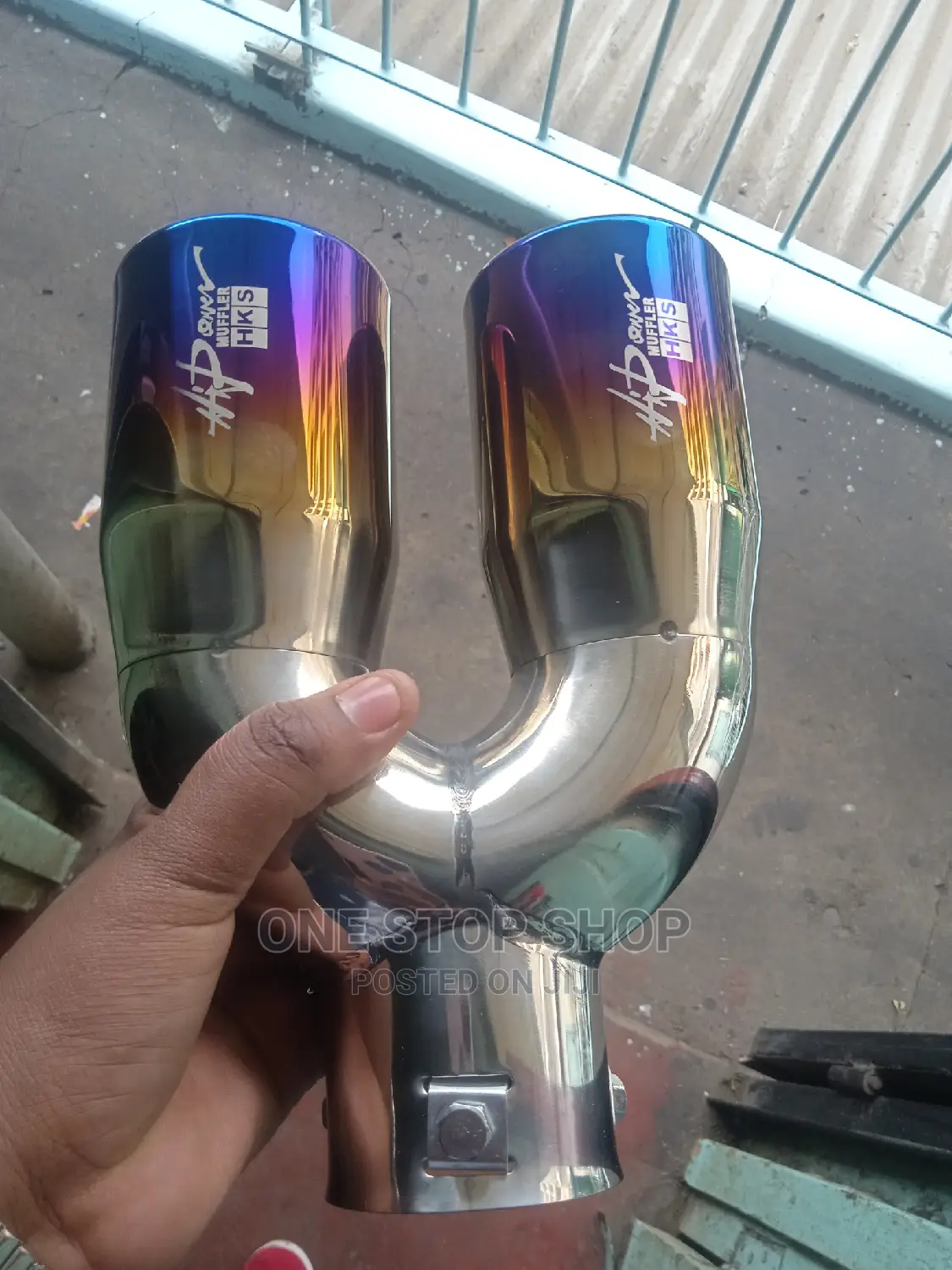 HKS Double Head Muffler End Exhaust