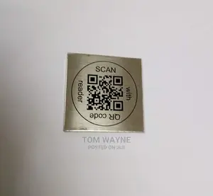 Asset Tags With Bars Codes Or Qr Scan Code