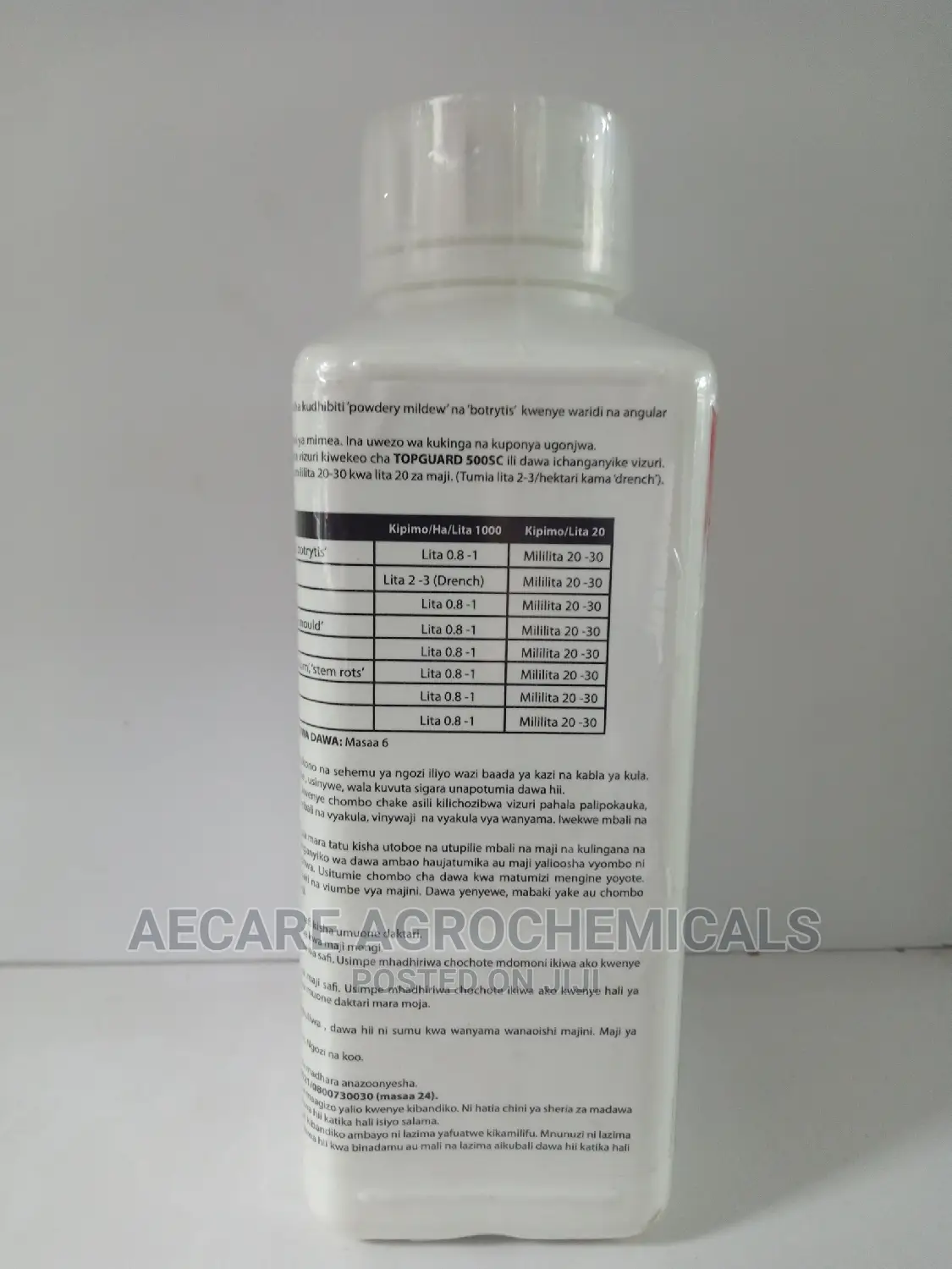 Topguard Fungicide 500sc 1litre