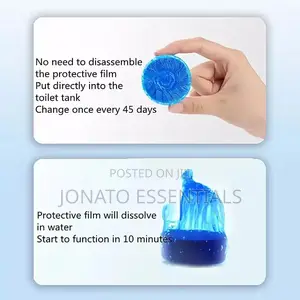 10pc Blue Bubble Toilet Cleaner