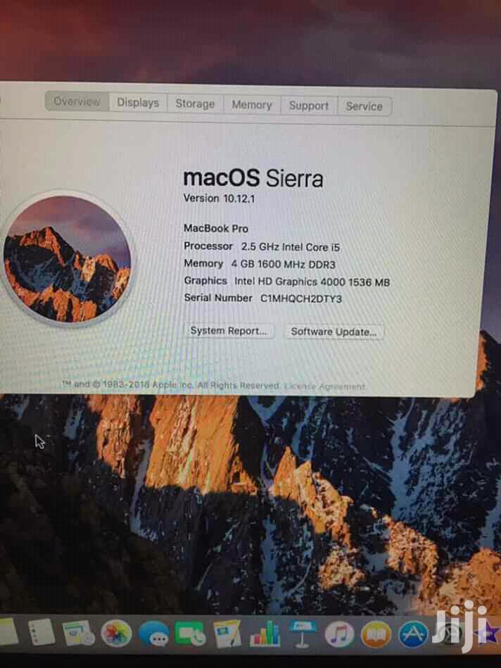 Still Selling Apple Macbook Pro Corei5 8gbram 500hd 2.7ghz Wifi Cam
