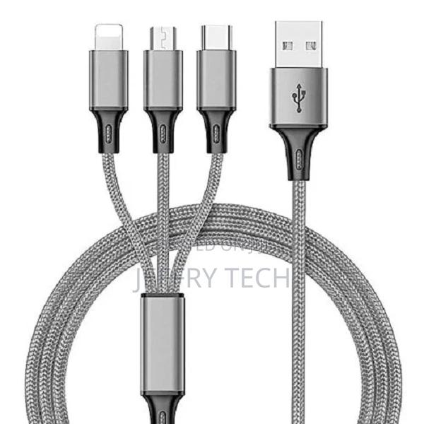 Multifunction 3-In-1 USB Type-C Cable